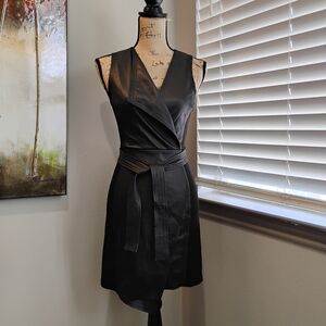 BCBGMaxAzria Black Wrap Dress